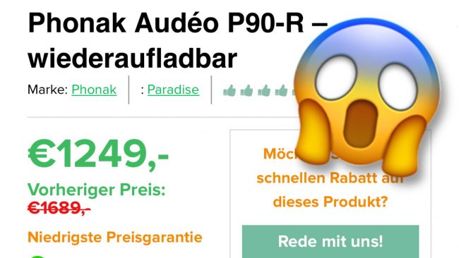 Hörgeräte Preise