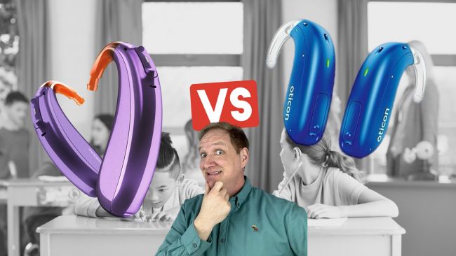 Man stellt sich die Frage: Welches Gerät ist besser? Oticon Play PX oder Phonak Sky Lunity