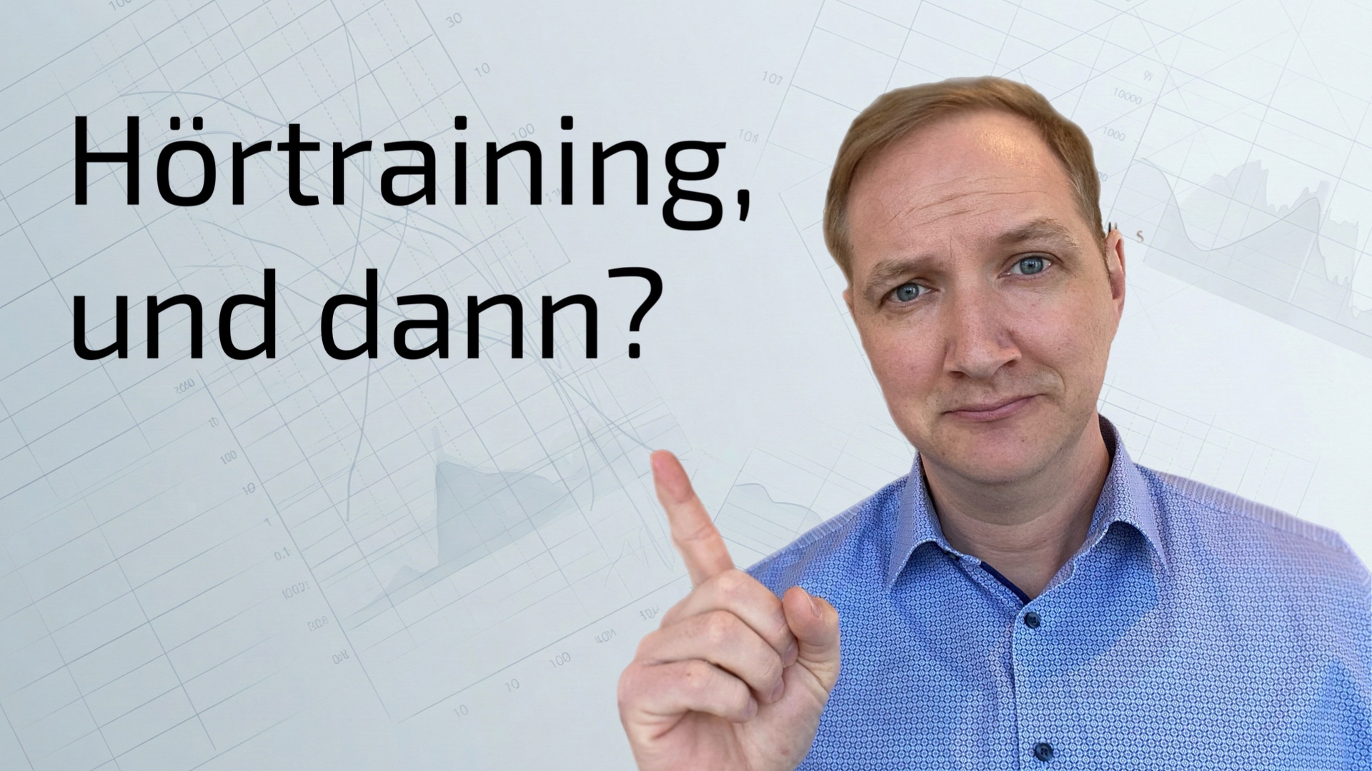 Max Bauer zeigt auf Text Hörtraining, und dann
