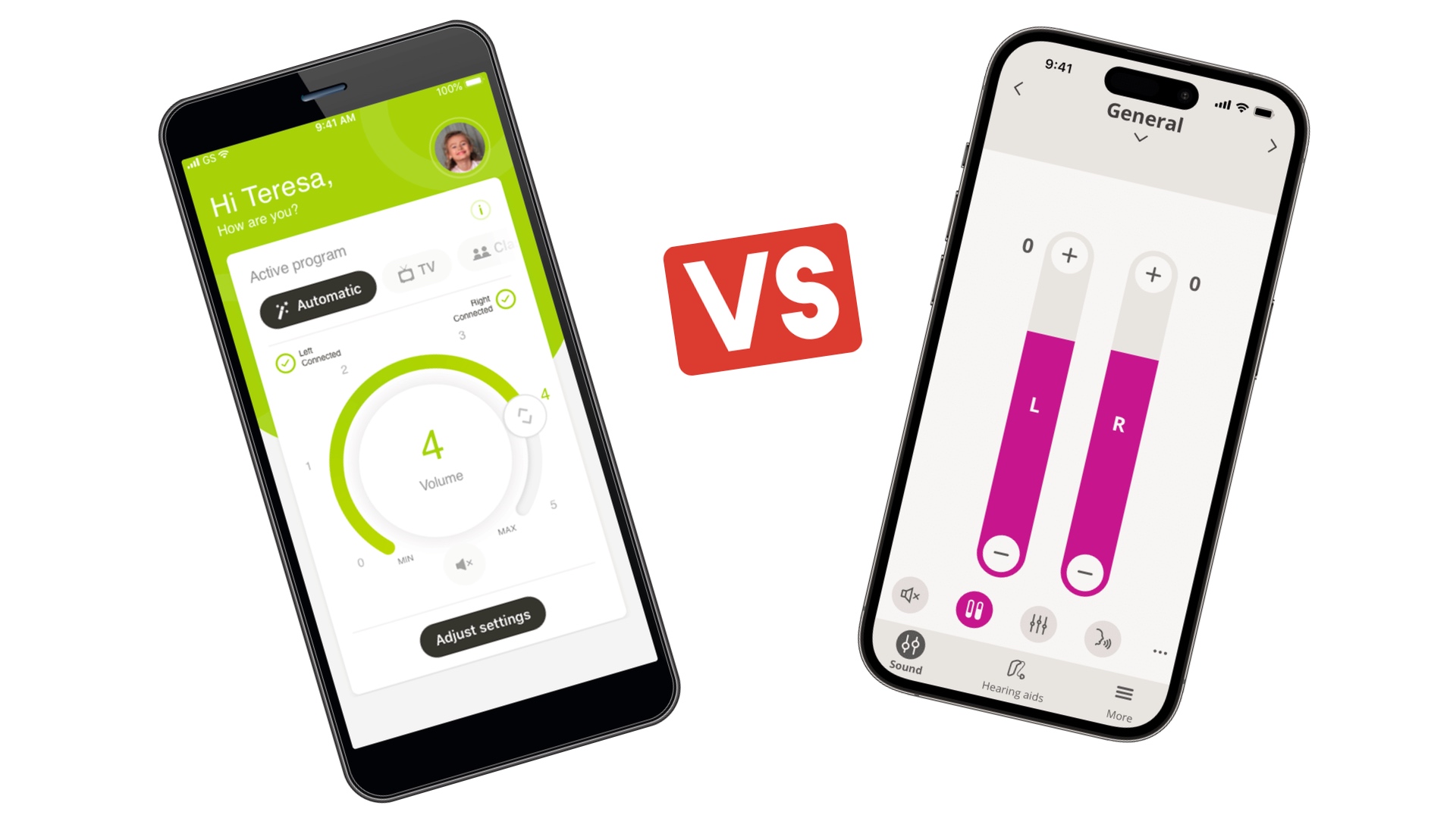 Bild zeigt die Hersteller Apps im Vergleich